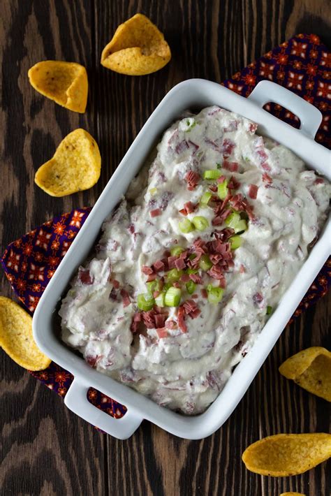 Easy Chipped Beef Dip Serve It Hot Or Cold Garnish With Lemon