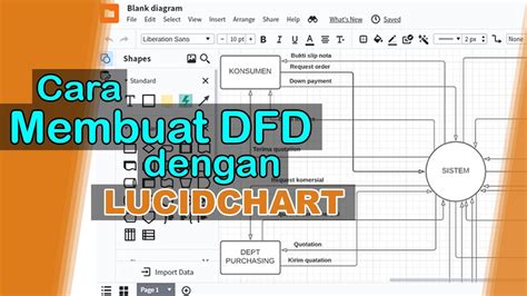 Cara Membuat Dfd Dengan Menggunakan Lucidchart Youtube