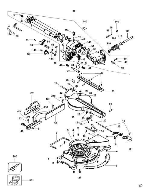 Schemat Piła wielofunkcyjna DEWALT DW017 Type1 DW017 QS części