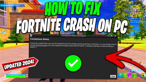 How To Fix Fortnite Crash On Pc How To Fix Fortnite Crashes On Pc