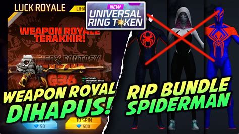 Rip Kolaborasi Ff X Spiderman Apa Itu Universal Token Ring Weapon