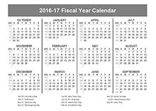 Fiscal Calendar - Download & Print Fiscal Year Calendar Templates