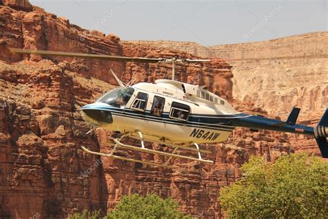 Helicopter ride in Havasupai Tribe - Grand Canyon — Stock Photo © nasneto8 #34896215