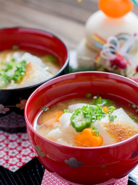 Ozoni Miso Soup With Mochi Rice Cake Chopstick Chronicles