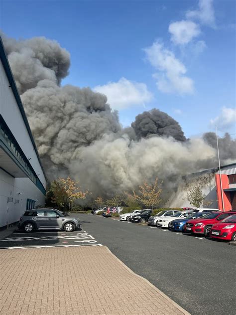 Fifty Firefighters Tackle Factory Blaze TheBusinessDesk