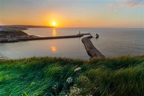 Whitby Harbour sunset - North York Photography - Landscape & City Prints