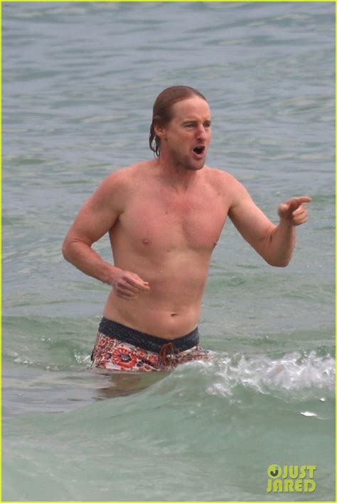 Owen Wilson Goes Shirtless For A Swim In Rio Photo 3976448 Owen