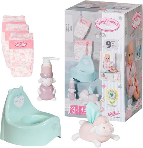 Baby Annabell Potty Set To Fit Dolls Up To Cm Includes Potty