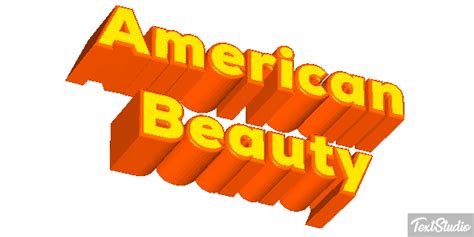 American Beauty Movie Animated  Logo Designs