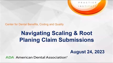 Navigating Scaling And Root Planing Claim Submissions Webinar Youtube