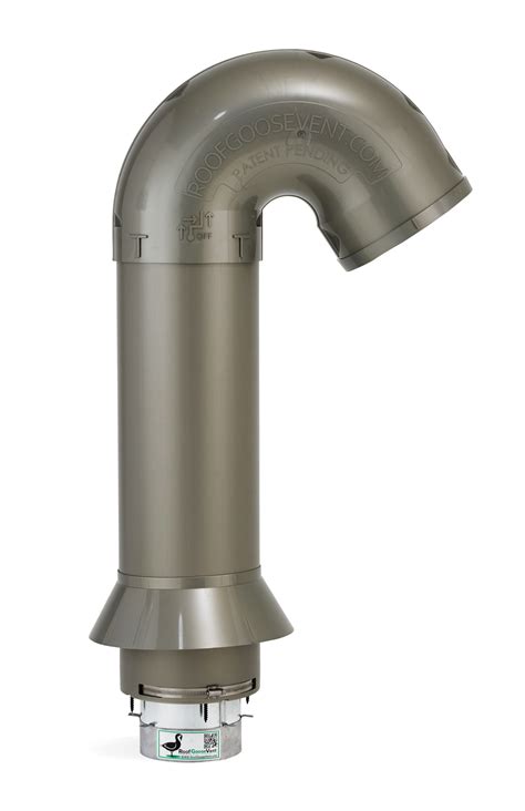 6-in. Insulated Intake & Exhaust Gooseneck Roof Vent