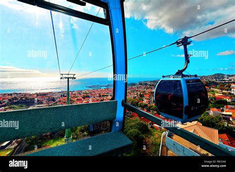 Madeira Funchal cable car ride to Monte Stock Photo - Alamy