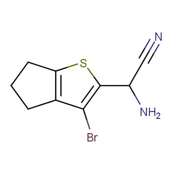 2 Amino 2 3 Bromo 5 6 Dihydro 4H Cyclopenta B Thiophen 2 Yl