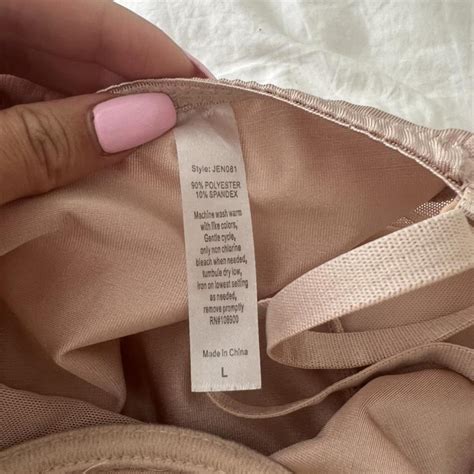 Nude Bodysuit Pink Nude Color Perfect Condition Depop