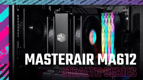 Cooler Master Masterair Ma Stealth Argb Dual Fan Cpu Cooler Mm