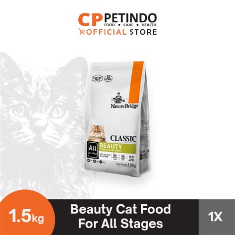 Promo Nature Bridge Beauty Makanan Kucing Kering Semua Usia Kg