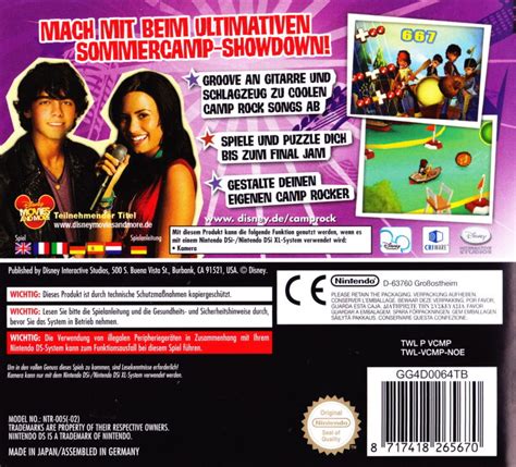 Camp Rock The Final Jam Images Launchbox Games Database