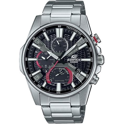 Casio Edifice Tough Solar Mm Men S Smartwatch Eqb D Aer