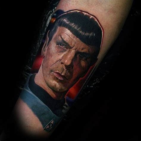 50 Star Trek Tattoo Designs For Men Science Fiction Ink Ideas