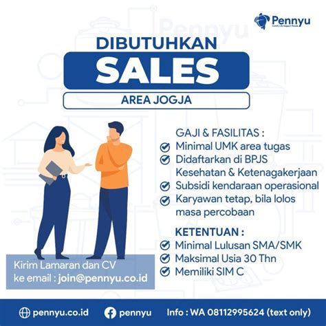 Lowongan Kerja Sales Area Jogja Di Pennyu Group LokerJogja ID