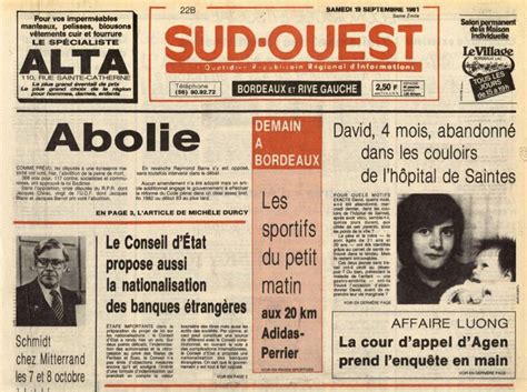 Il Y A 40 Ans Le Jour Où La France A Aboli La Peine De Mort