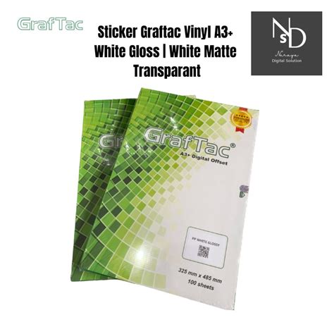 Jual Sticker Graftac Vinyl Laser Stiker Digital A Pack Shopee