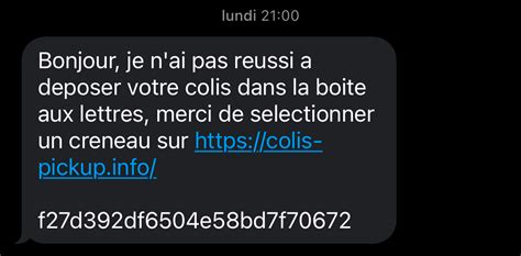 Colis Pickup Info Analyse D Une Arnaque Par Sms