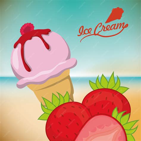 Premium Vector Ice Cream Design