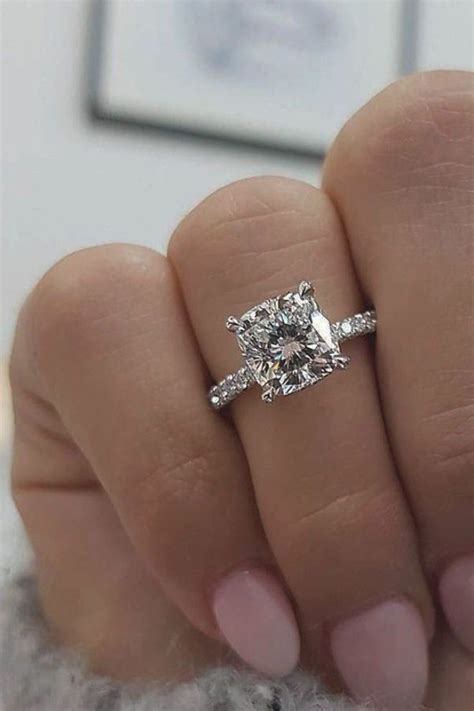 Square Cut Diamond Wedding Ring Jenniemarieweddings