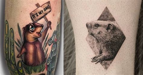 Great Groundhog Tattoos