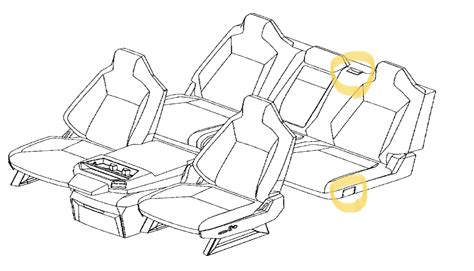 Folding rear seats (& center seat) confirmed in new Cybertruck patent ...