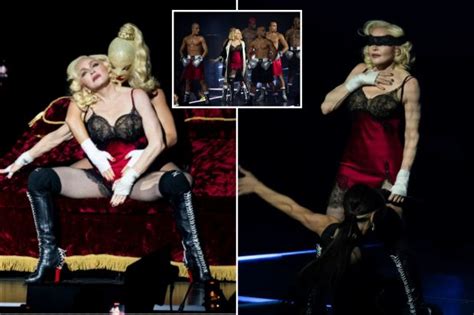 Madonna 65 Strips Down To Underwear As She Performs Raunchy Routine