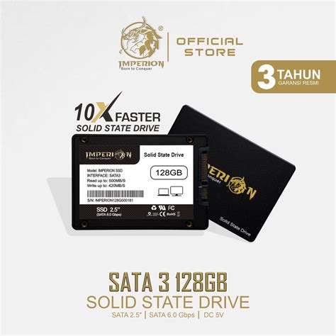 Jual Imperion SSD Solid State Drive Sata 3 128GB Shopee Indonesia