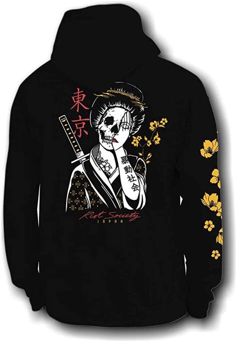 Riot Society Geisha Shame Hoodie Black