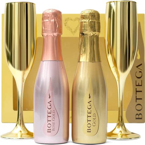 Bottega Prosecco Gift Set Luxury Bottega Rose Gold Bottega Gold