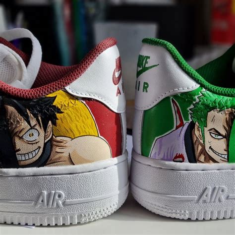 One Piece Luffy X Zoro Air Force Custom In One Piece Luffy