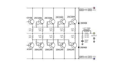 1500w Audio Amplifier Circuit Diagram