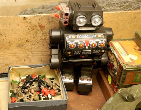 Sold Price A Vintage Japanese Made Toy Robot C And Vintage Toy