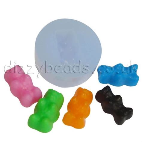 Flexible Silicone Gummi Bear mould | Dizzy Beads UK