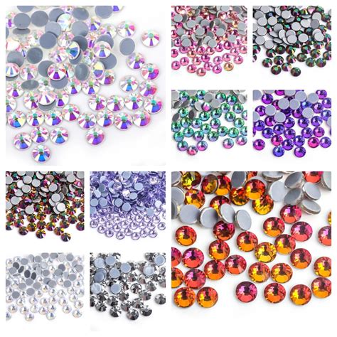 SS6 SS30 Neuesten 40 Farben Kristall Ab Dmc Hot Fix Strass Glas Strass