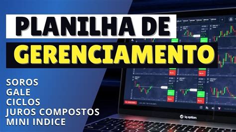 Planilha Para Gerenciamento De Banca OpÇÕes BinÁrias Youtube