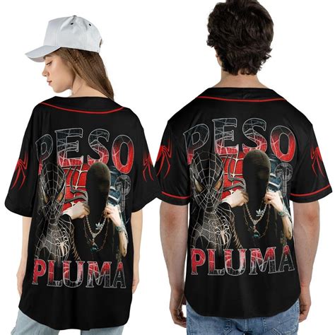 Peso Pluma Music Baseball Jersey Peso Pluma Doble P Tour 2023 Shirt