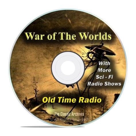 The War Of The Worlds HG Wells With 960 Old Time Radio SCI FI