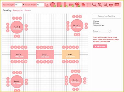 Free event Seating Chart Template Of event Seating Chart Template ...