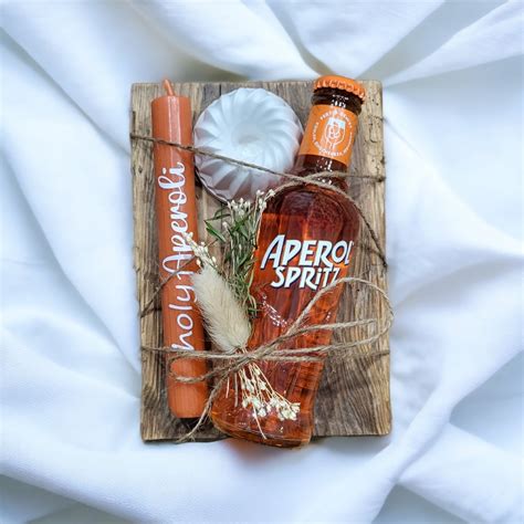 Geschenkset Aperol Spritz Geburtstagsgeschenk Rustikal Geschenk F R