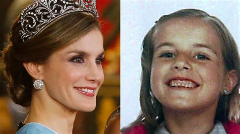 As Eran Los Royals De Peque Os Letizia Era Una Ni A Sonriente Do A