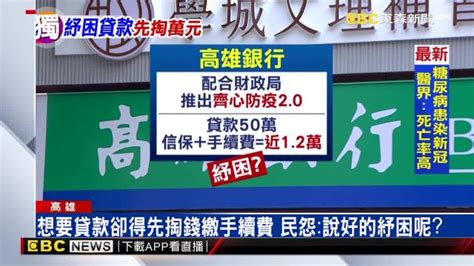 獨家》說好的紓困呢？ 高市府推紓困2 0 民怨：竟要付萬元手續費