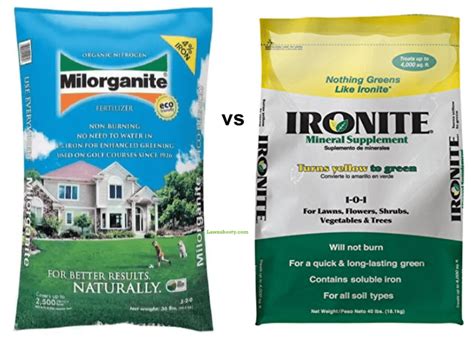 Milorganite Vs Ironite Differences Which To Use On Your Lawn