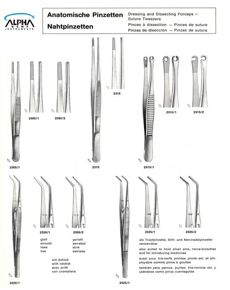 Dissecting Forceps Alphadent International