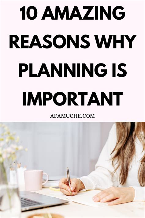 15 Vital Reasons Why Planning Is Important In Life Afam Uche